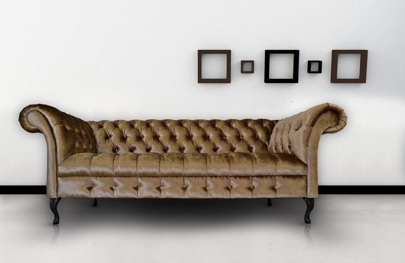 Chesterfield Sofa Polster Designer Couchen Sofas Garnitur Textil Stoff