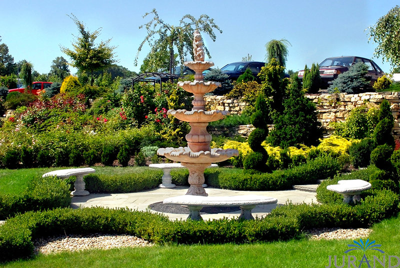 Springbrunnen Fontäne Zierbrunnen Garten 1029 Deko Brunnen 230 cm