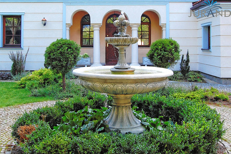 Springbrunnen Fontäne Zierbrunnen Garten Deko Brunnen Fondi 190 cm