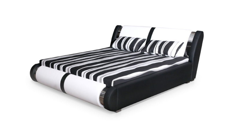 Wasserbett inkl. Wasserbettheizung, Bett Doppelbett Lederbett Riva IV / Riva