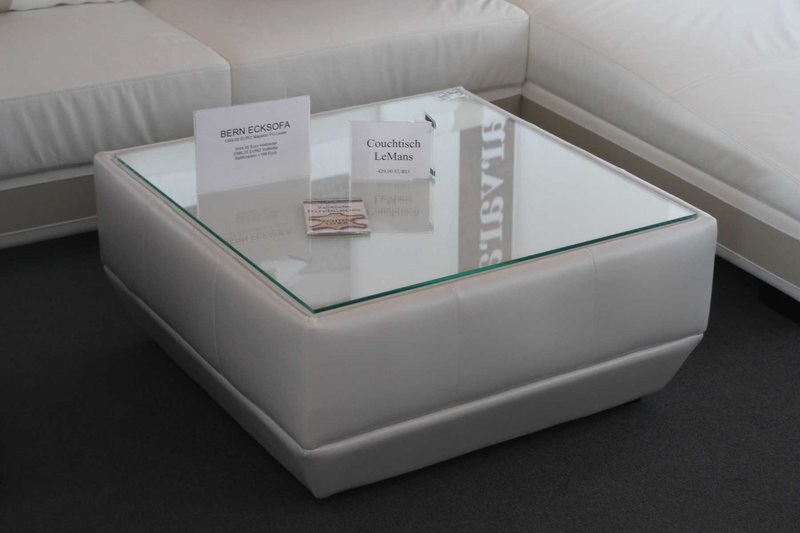 LeMans Luxus Couchtisch Glastisch Tische Tische Glas Beistell Sofort lieferbar