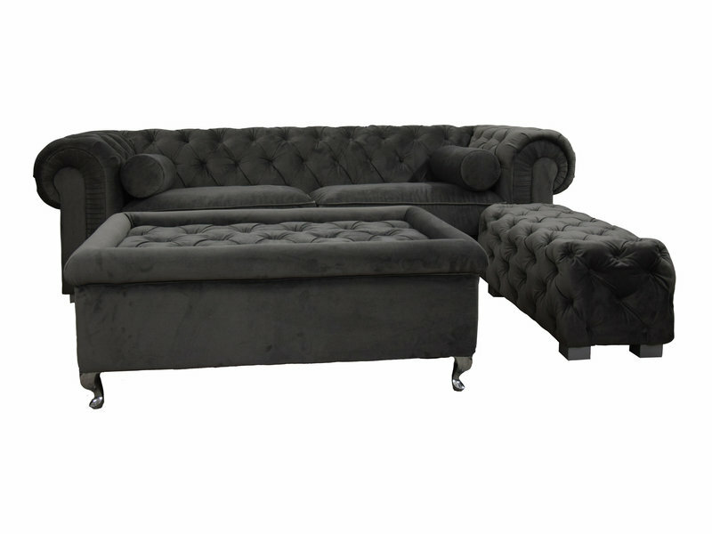 Chesterfield Sofa 3 SITZER Polster Designer Couchen Sofas Garnitur SL