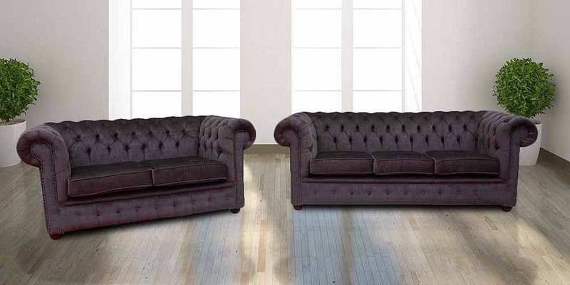 Chesterfield Couch Polster Sofas Sofa Couchen Leder Sofagarnitur