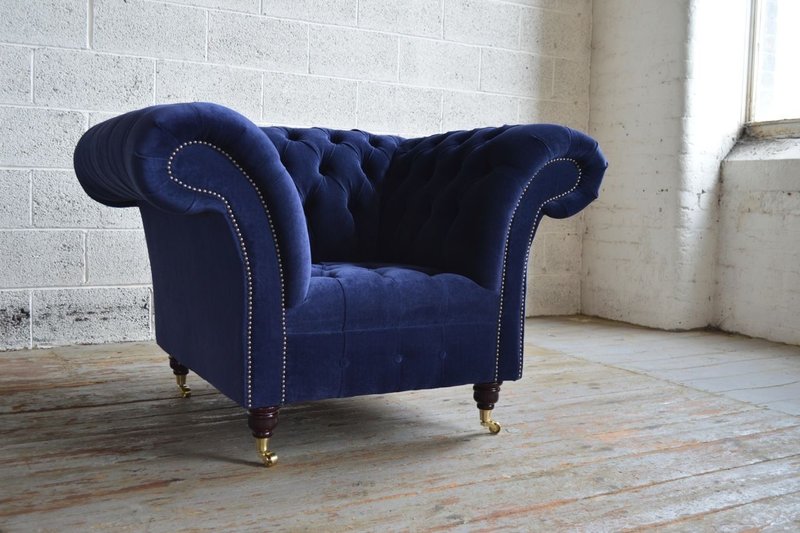 Chesterfield Design Polster Fernseh Sessel Couch Sitz Lehn Sofas Design