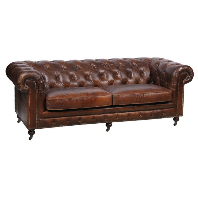 Chesterfield Design Luxus Polster Sofa Couch Sitz Garnitur Leder Textil