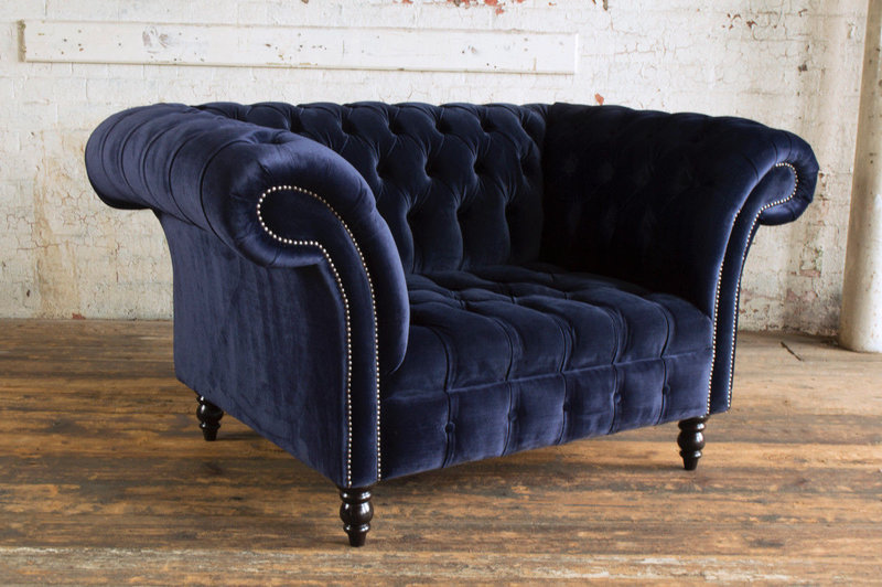 Chesterfield Sessel Fernseh Design Polster Sofa Couch Sofas 1 Sitzer