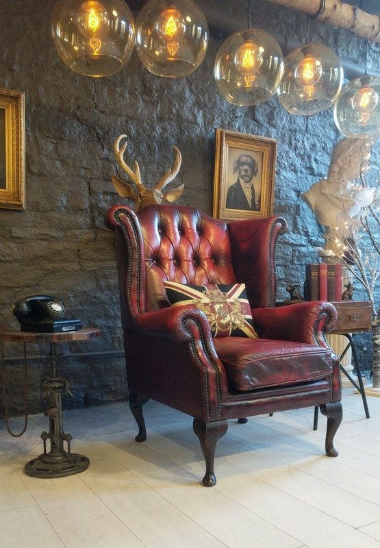 Details zu Ohrensessel Sessel Fernseh Design Polster Sofa Couch