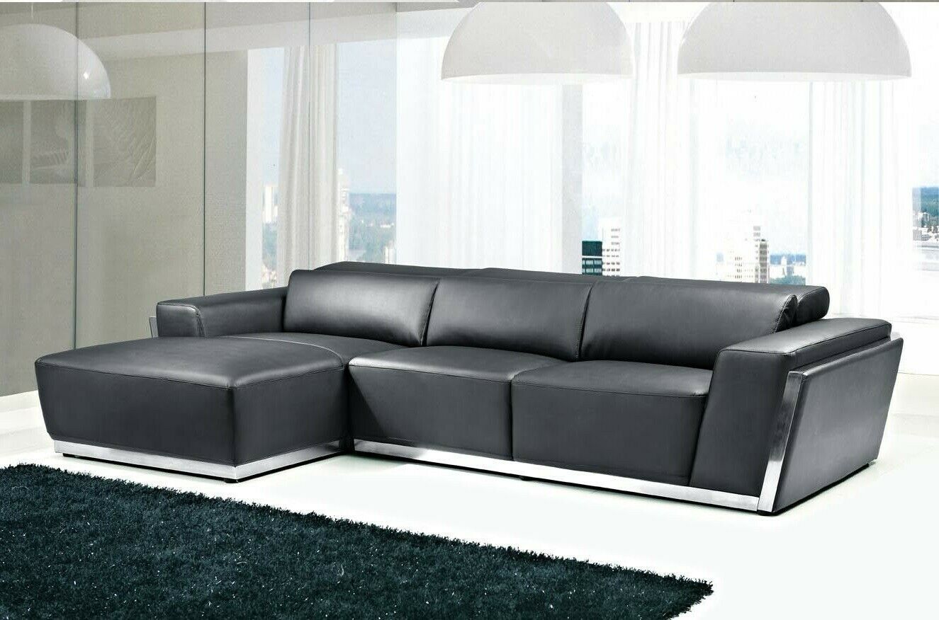Multifunktions Wohnzimmer Ecksofa Garnitur Ledersofa Sitz Ecke Sofa Couch Sofort