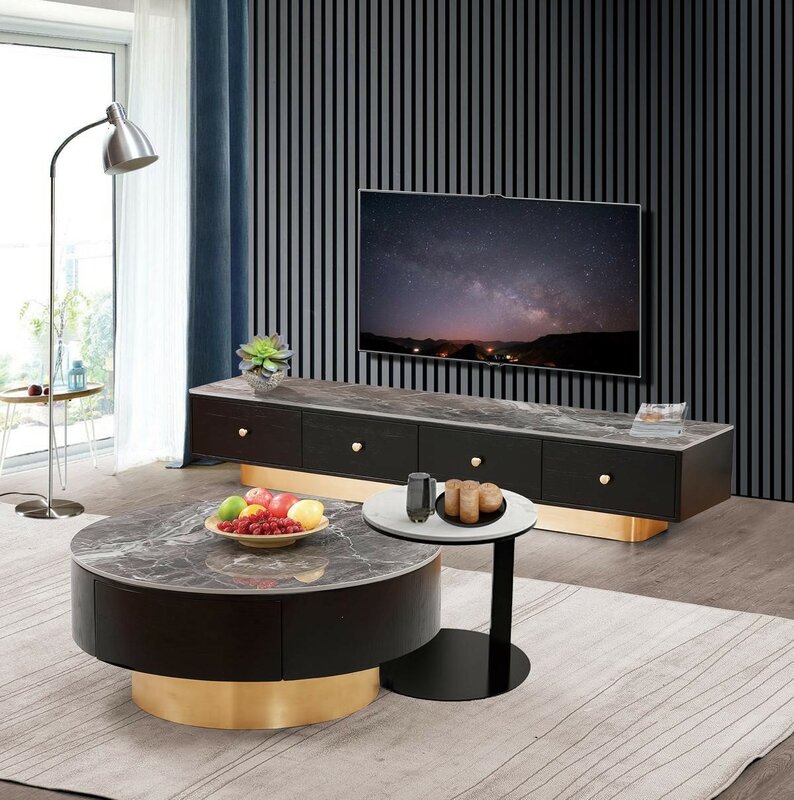 Set 2x Couchtisch Kaffeetisch Beistelltisch Designer Wohnzimmertisch