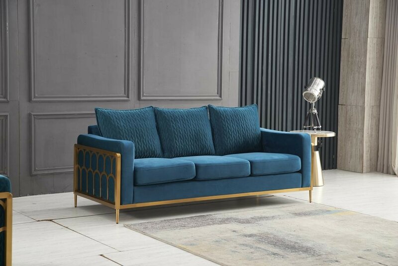 Dreisitzer Couch Polster Design Sofa Moderne Sitz Sofas Zimmer Möbel