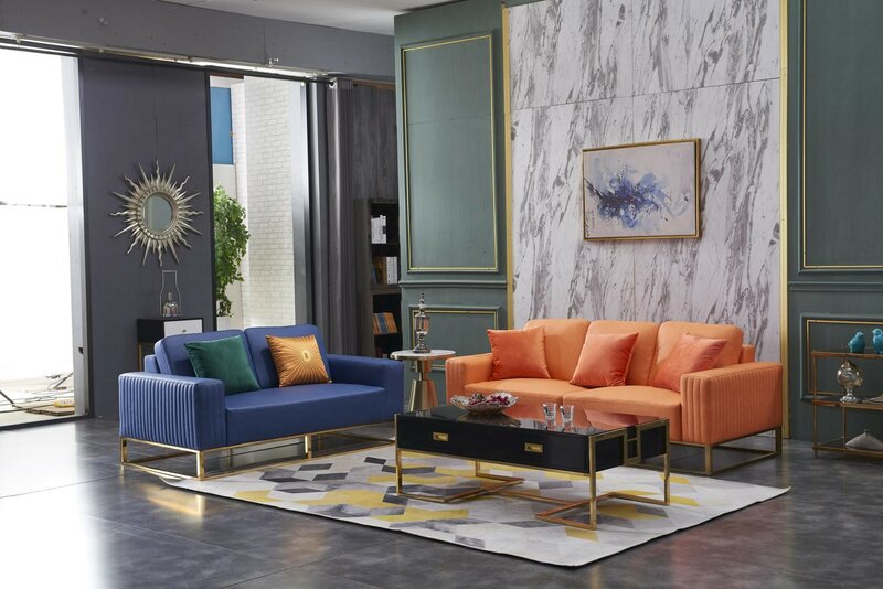 Sofagarnitur 3+2 Sitzer Set Design Sofa Polster Couchen Couch Klassisch