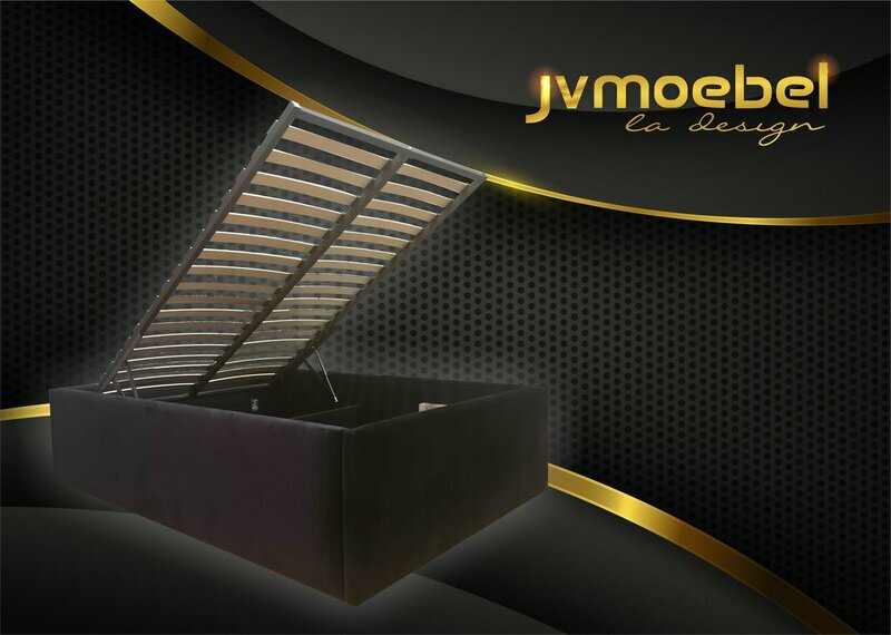 Modern Samt Velvet Doppel Design Bett Luxus Design Betten Doppel