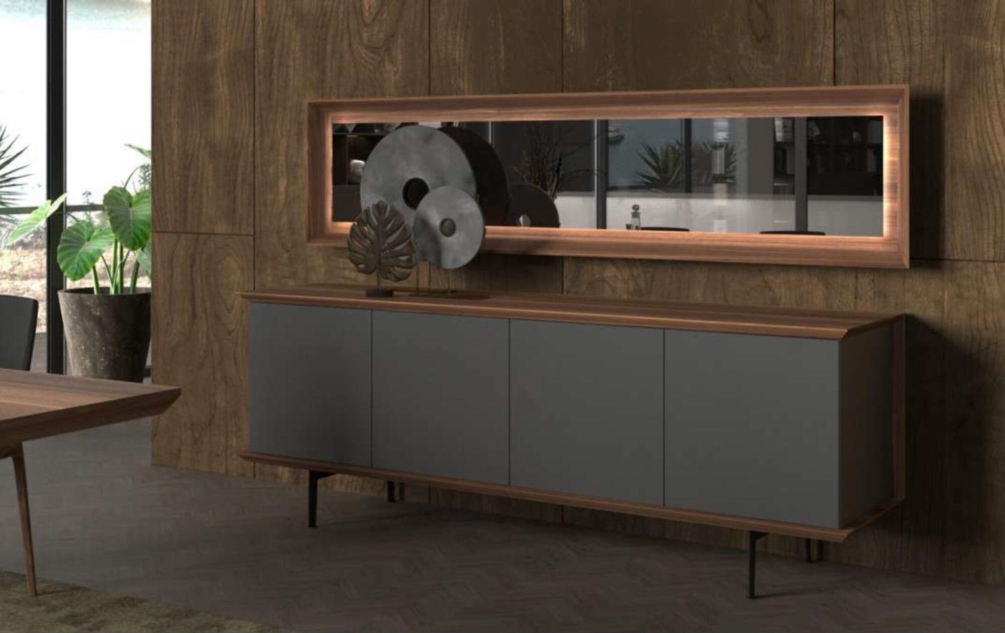 Luxus Anrichte Vitrine Schrank Möbel Schränke Anrichten Vitrinen Kommode