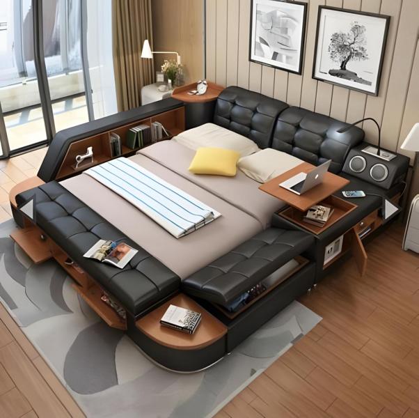 Multifunktion Betten Bett All in One Funktionsbett Sofa Doppelbett Schlafzimmer