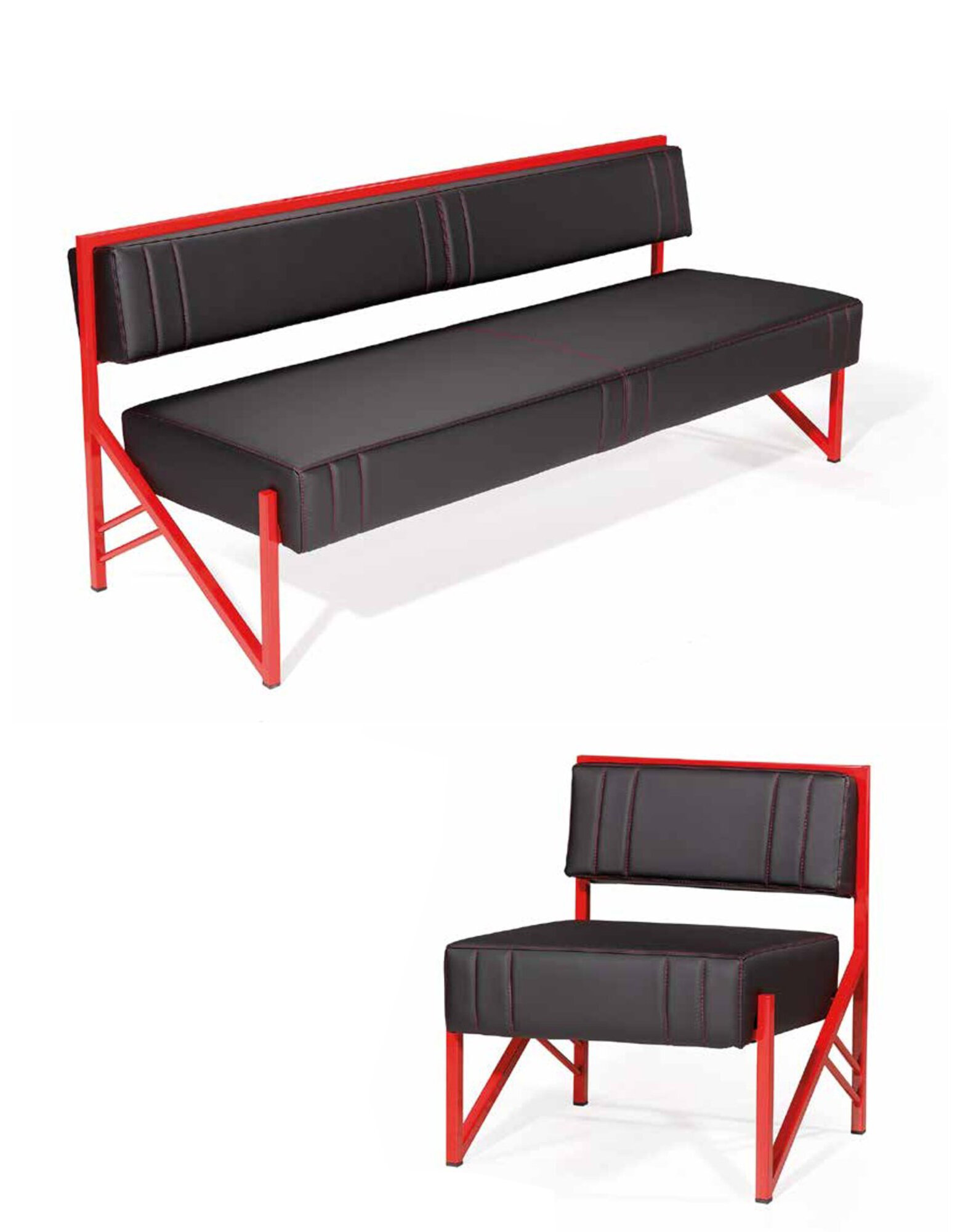 Sofagarnitur Polstergruppe Sitzensemble Set Sofa Couch Sitzkombination 3+1 Couch