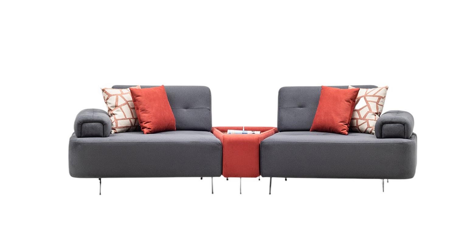 Großes 4-Sitzer Sofa Couch Vier-Personen-Sofa Familien Couchen Big Möbel