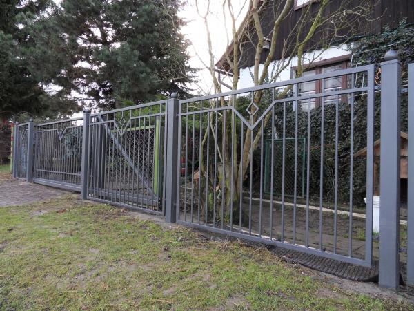 Schmiedeeisen Aussen Garten Geländer Zaun Klassisch Handarbeit Zäune M243 Modern