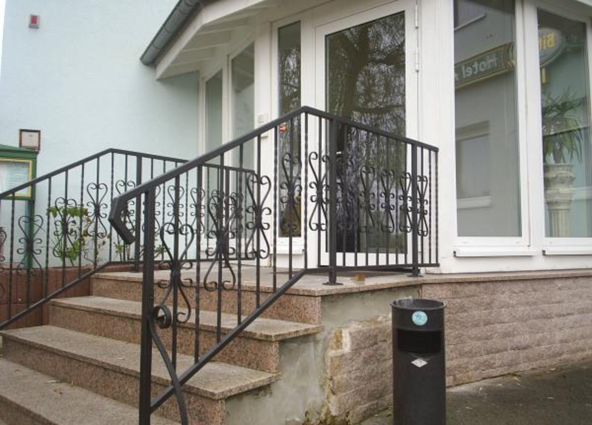 Klassische Stahl Treppe Schmiedeeisen Treppen Balkon Geländer Maßfertigung 142