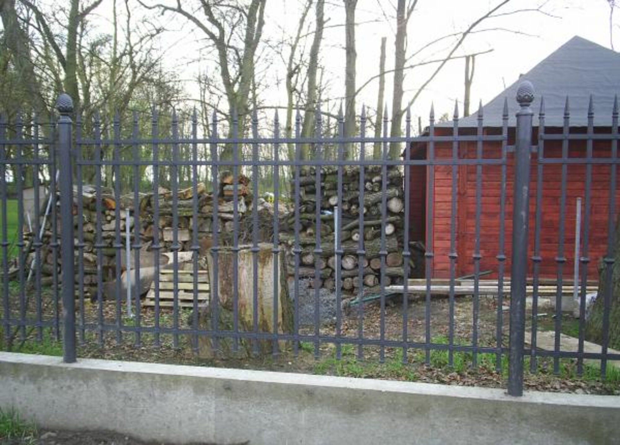 Railing Zaun Geländer Schmiedeeisen Handarbeit Klassische Zäune Garten M241 Neu