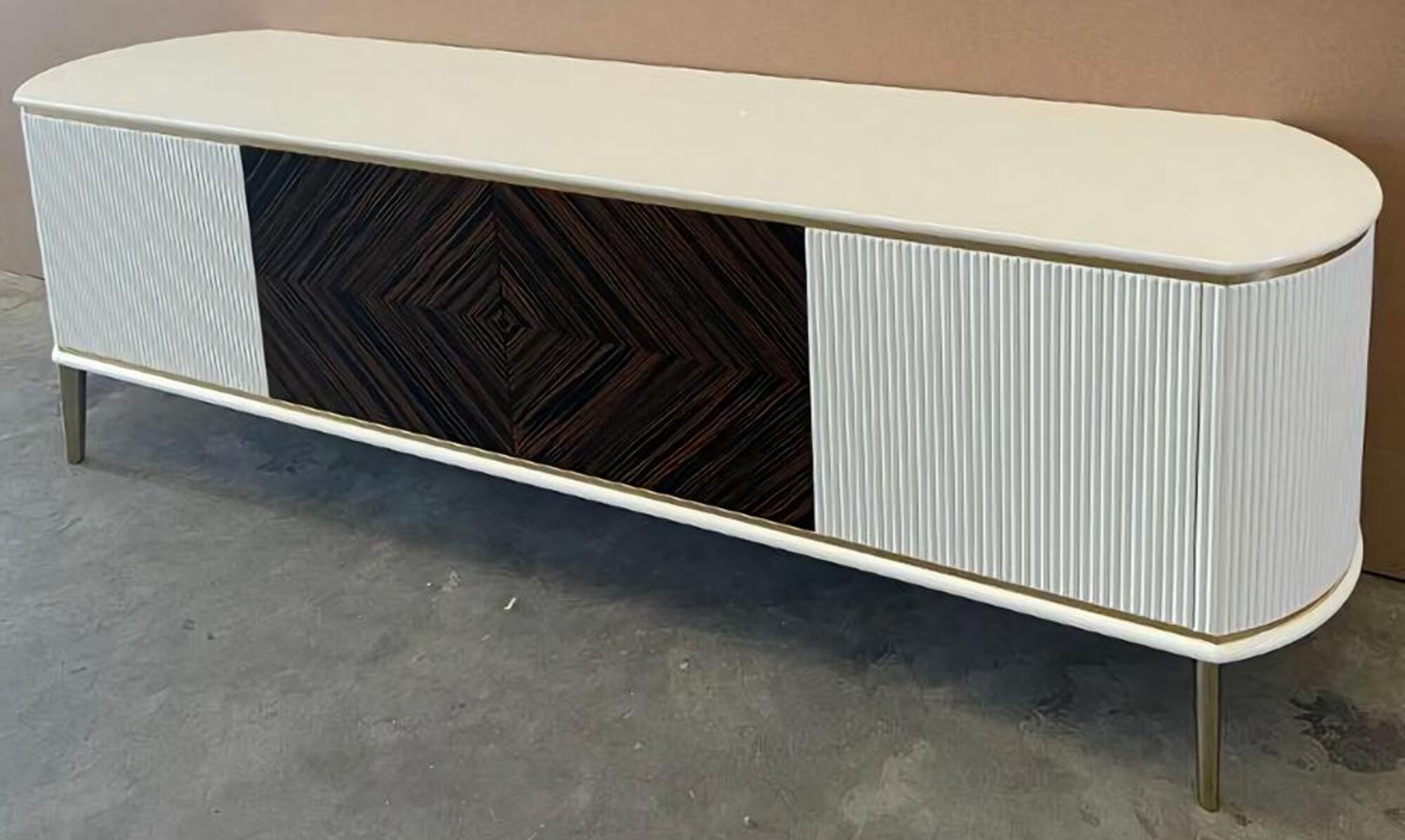 tv Lowboard Luxus Wohnwand Wohnzimmer rtv Ständer Holz Fernseher Ständer