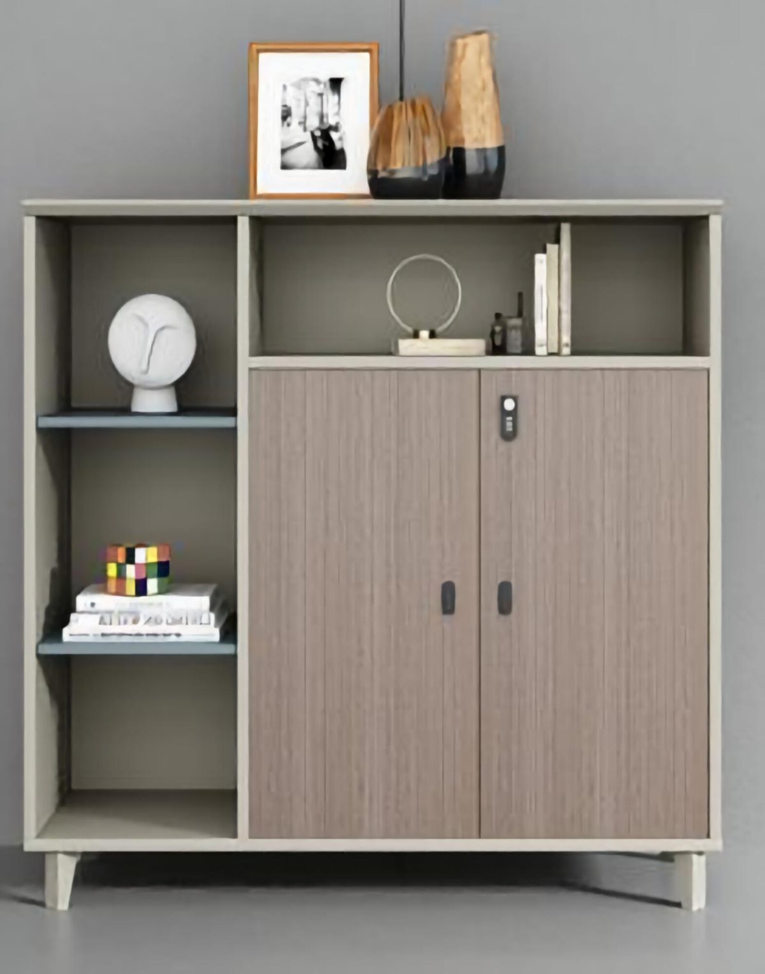 Design Schrank Aktenschrank Büroschrank Akten Dokumentenschrank Ordnerschrank