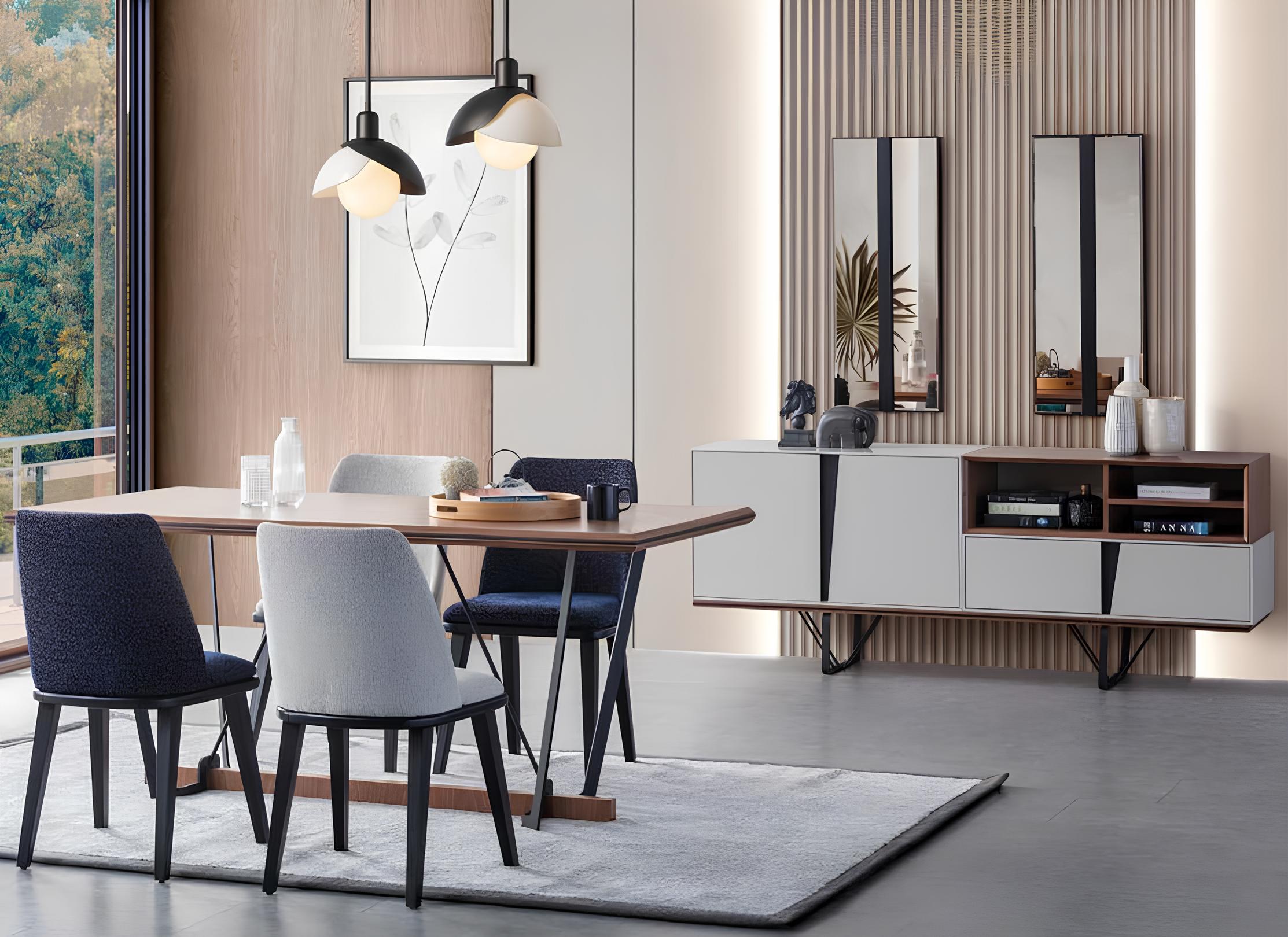 Komplette Esszimmer Esstisch 2tlg Anrichte Esszimmertisch Weiß Holz