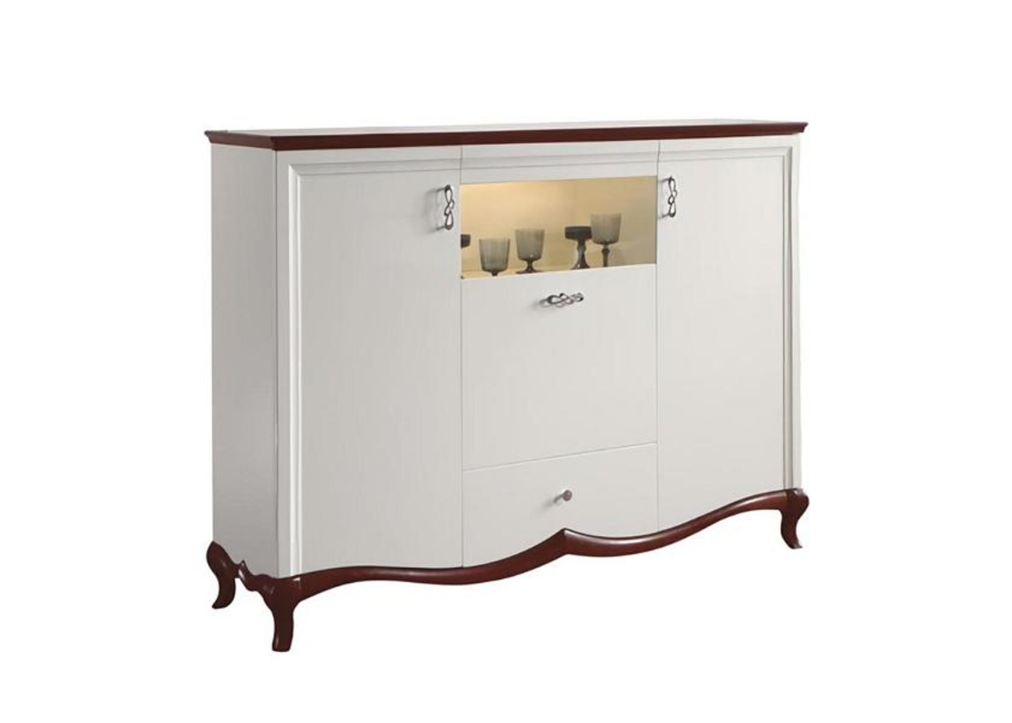 Sideboard Anrichte Schrankbuffet Vitrinenschrank Servierkommode Buffetschrank