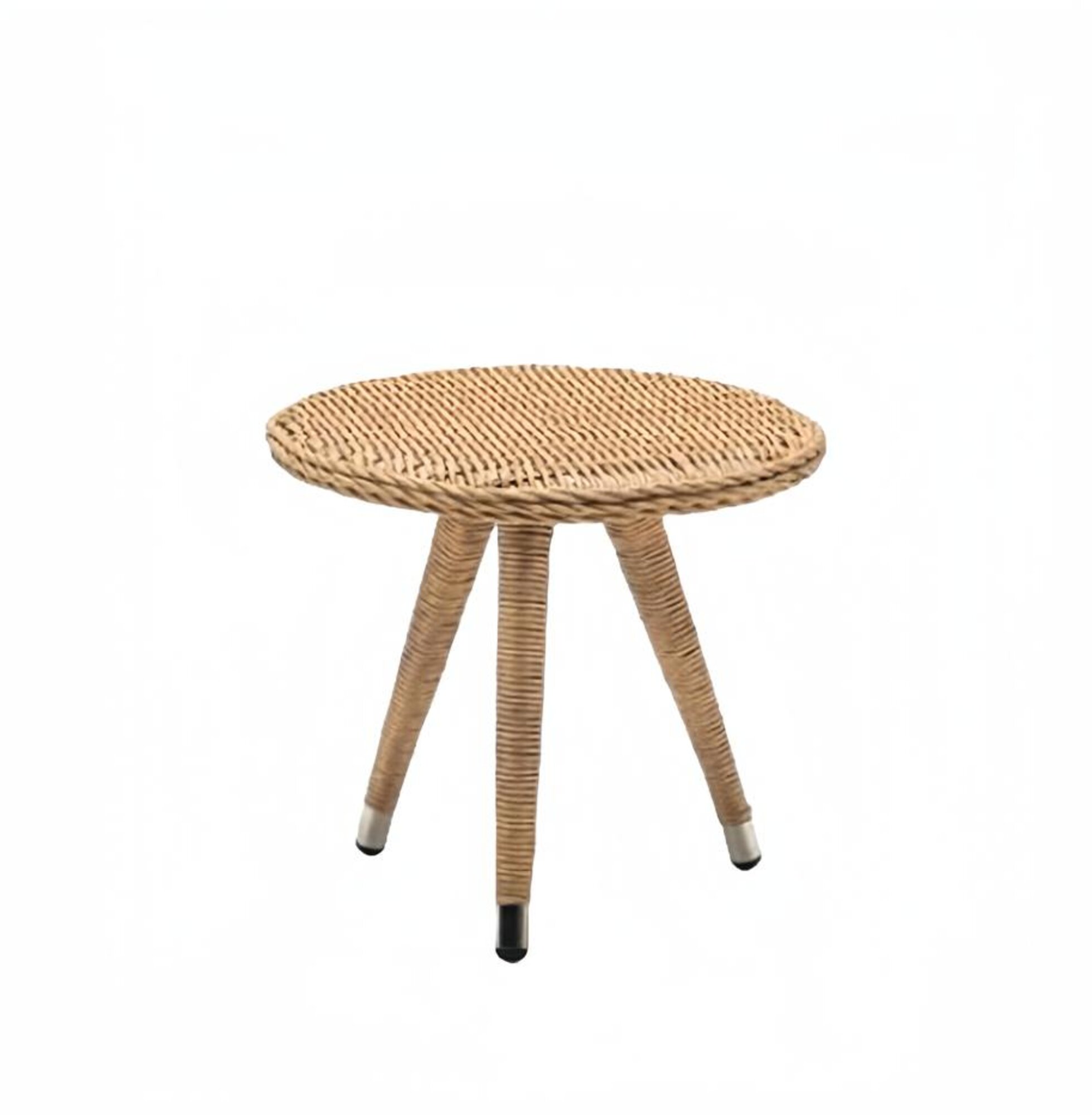 Couchtisch Luxus Möbel Terrasse Design Rattan Rund Modern Hochwertig Möbel