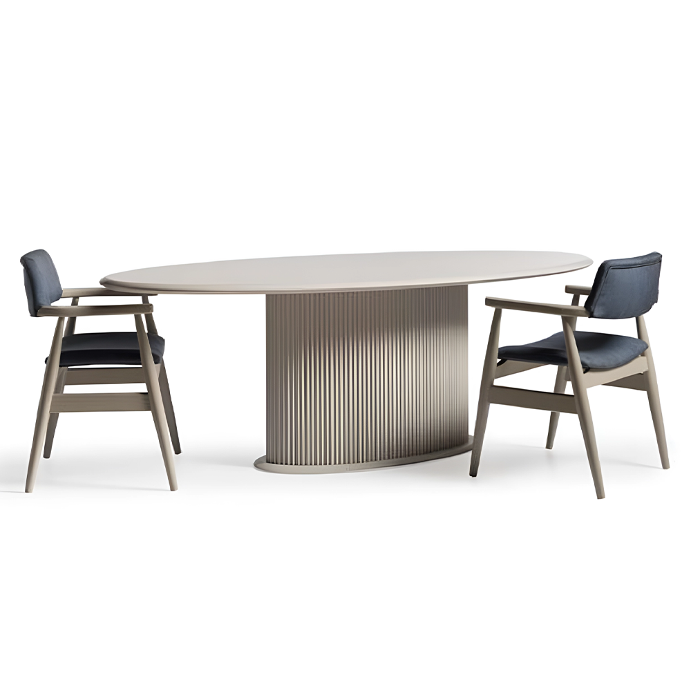 Essecke Essgruppe Esszimmer Esstisch Stühle 5tlg Beige Moderne Holz