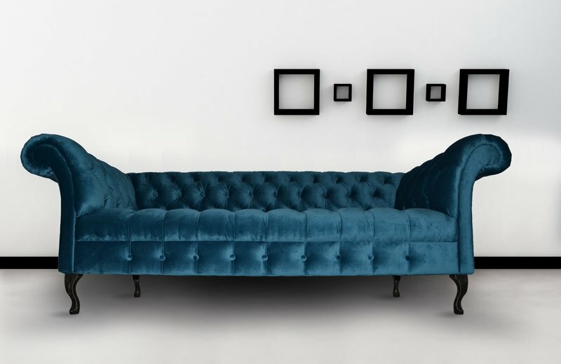 Chesterfield Sofa Polster Designer Couchen Sofas Garnitur Textil Stoff