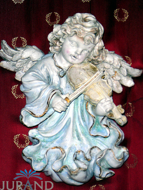 Steinfigur Wetterfest Steinguss Grabschmuck Grab Engel Gartenfigur Figur