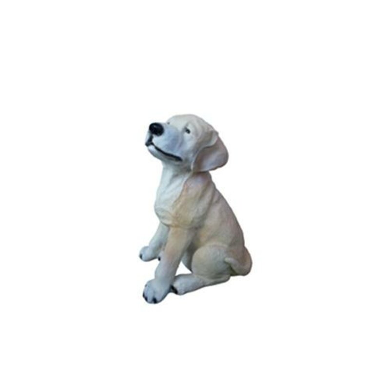 Hund 32cm Figur Statue Garten Dekoration Skulptur Deko Skulpturen