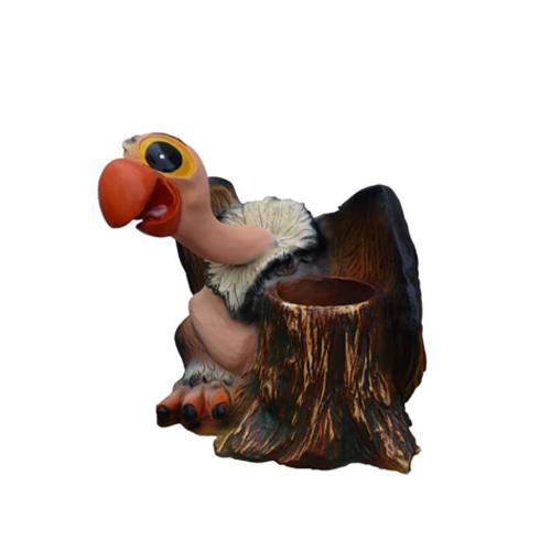 Deko Figur Aasgeier Vogel Garten Figuren Skulptur Statuen Skulpturen