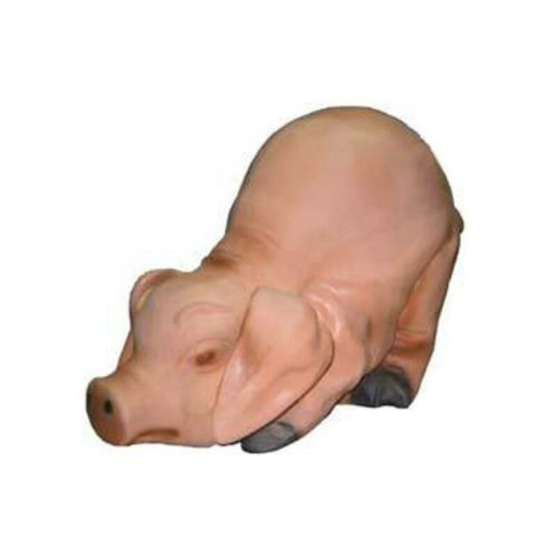 Schwein Tier Figur Statue Garten Dekoration Skulptur Deko Skulpturen