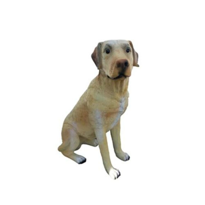 Skulptur hund attrappe Einbruchschutz Kampfhund Hund Dekoration Statue