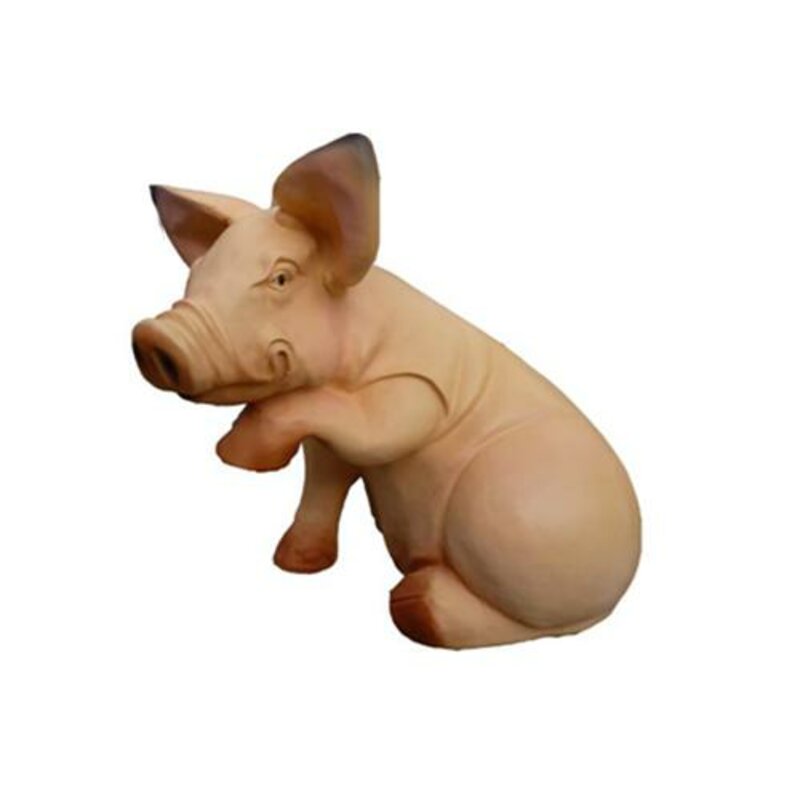 Dakel Schwein Figur Statue Garten Dekoration Skulptur Deko Skulpturen