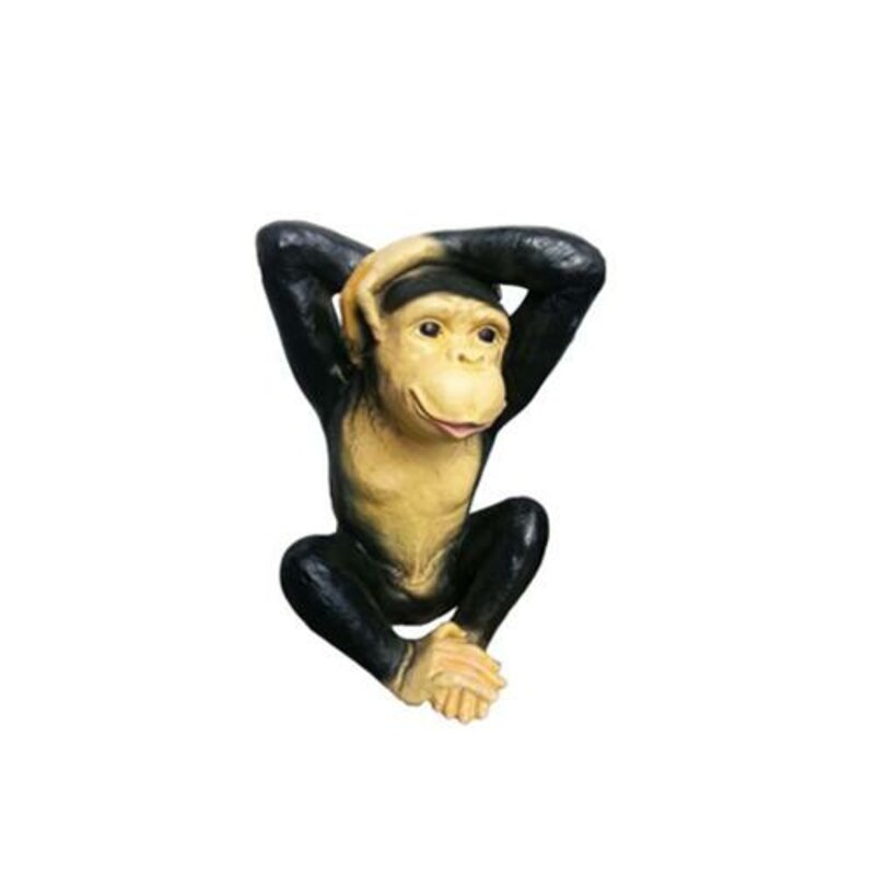 Affe Kind Figur Statue Garten Dekoration Skulptur Deko Skulpturen