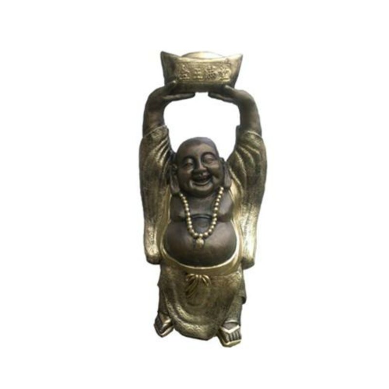 Deko Figur Statue Skulptur 35 cm Figuren Statuen Skulpturen Buddha Garten