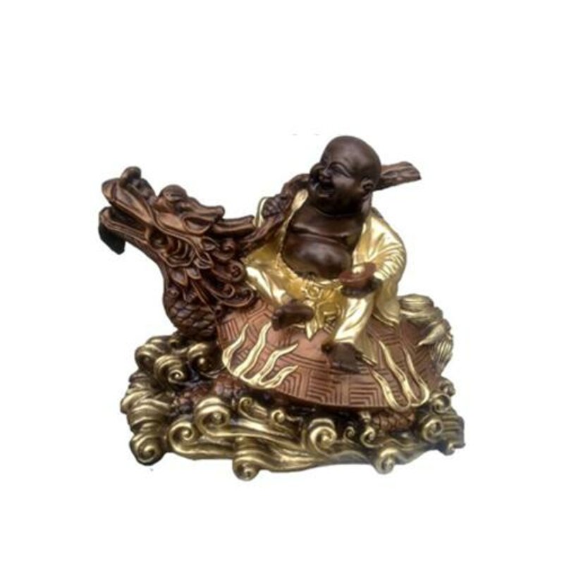 Chian Buddha Deko Figur Statue Skulptur 31x42 cm Figuren Statuen