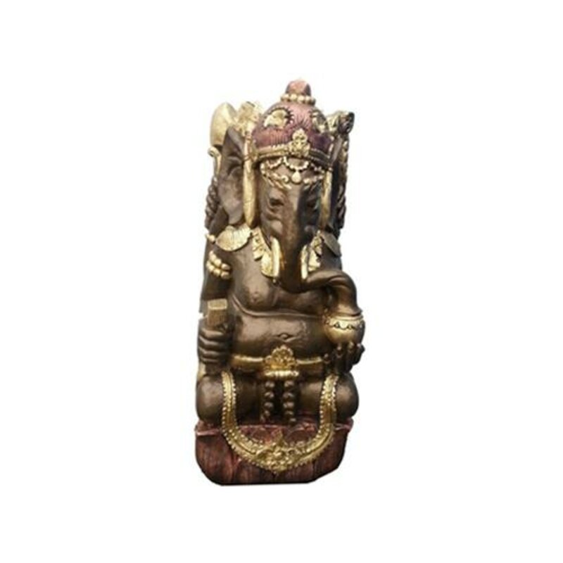 Deko Figur Statue Skulptur 68 cm Figuren Statuen Skulpturen Elefant Buddha