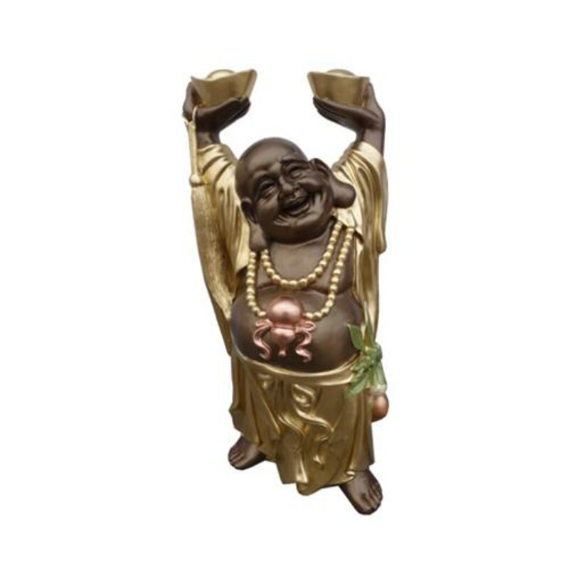 Glücks Buddha Deko Figur Statue Skulptur 88 cm Figuren Statuen Skulpturen