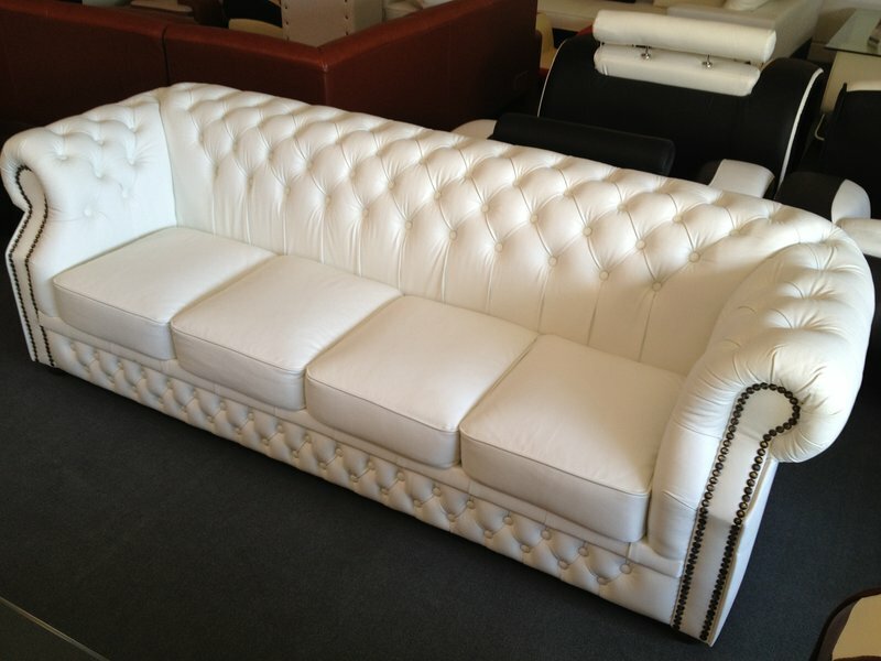 4 Sitzer Chesterfield Sofa OXFORD Ledersofa