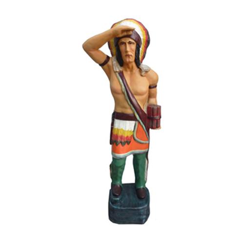 Indianer Figur Statue Ureinwohner USA Garten Deko Skulptur Figuren