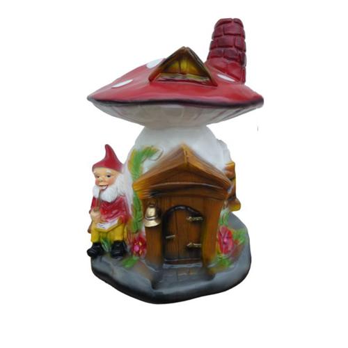 Skulptur Pilz Haus Statue Garten Figuren 75cm Statuen Skulpturen Figur 1