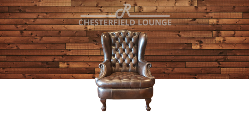 Chesterfield Ohrensessel Sessel Polster Fernseh Couch Büro 100% Echtes