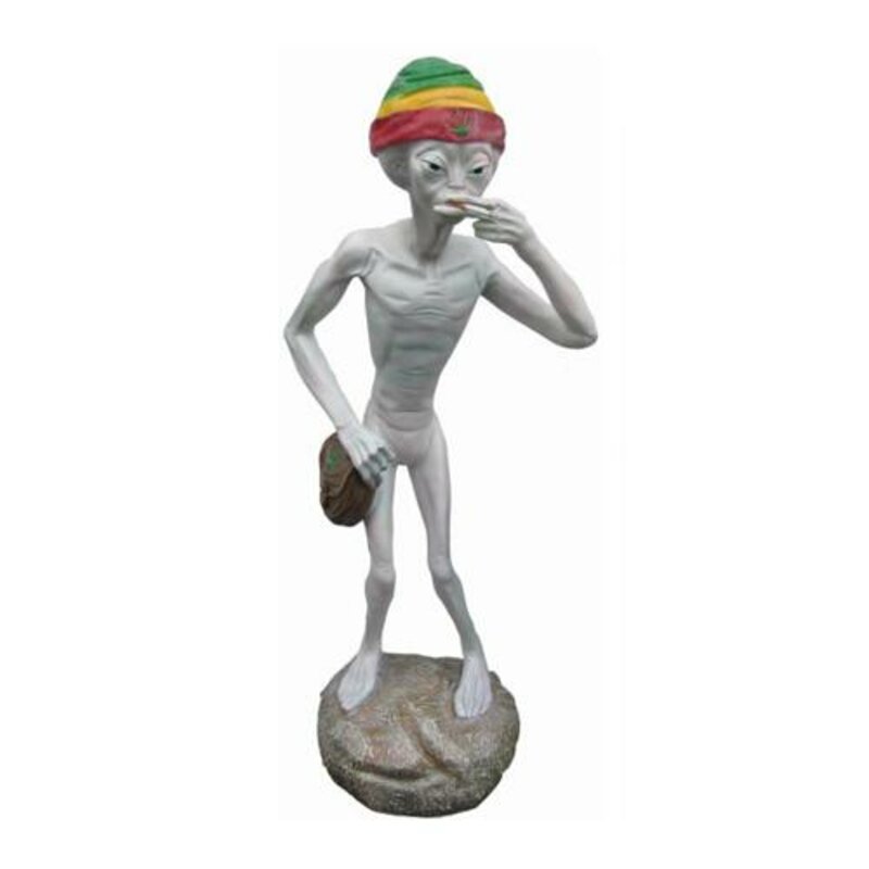 alien Kiffer Lustig Deko Figur Statue Skulptur 132 cm Figuren Statuen