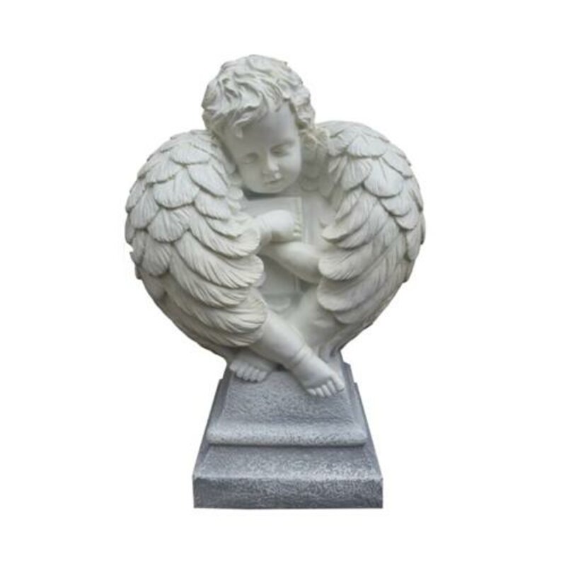 Deko Figur Statue Skulptur 54 cm Figuren Statuen Skulpturen Garten Engel