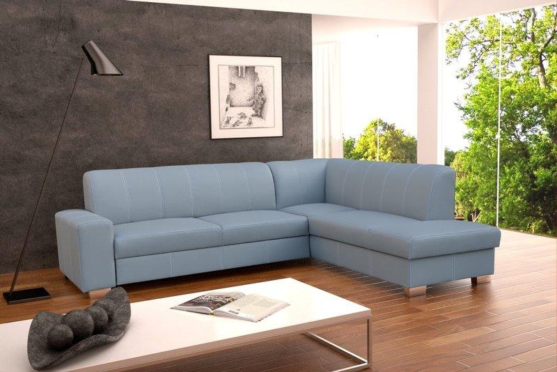 Sofa Schlafsofa Designer Sofa mit Bettfunktion + Bettkasten Ecksofa