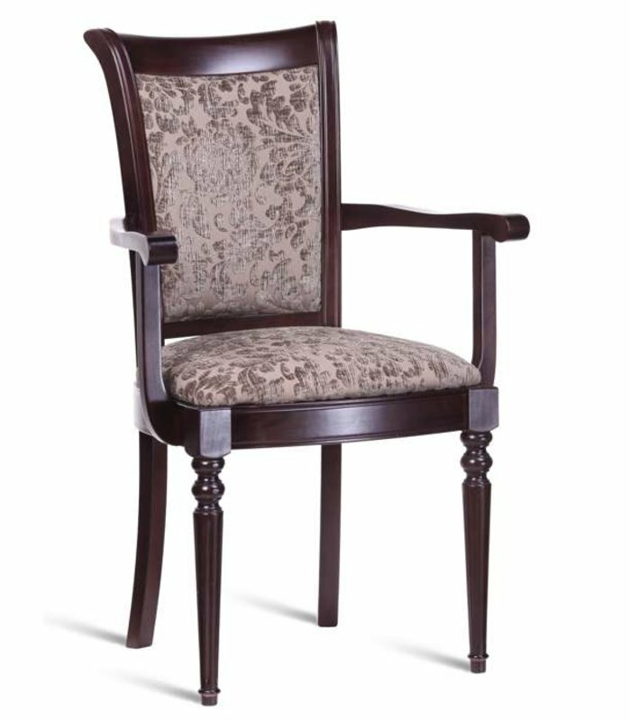 KLASSISCHER LEHNENSTUHL MASSIV ESSZIMMERSTUHL BÜROSTUHL ROYAL