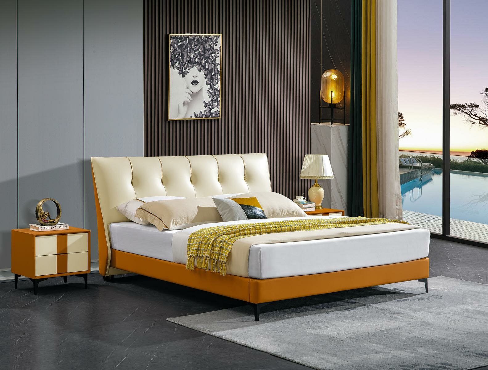 Bett Polster Design Luxus Doppel Hotel Betten Luxus Hotel 180x200